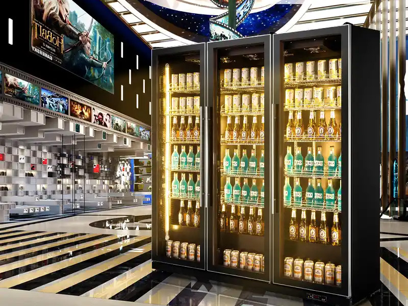 上海某影院自助飲料售賣櫃